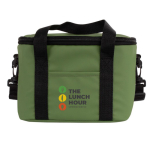 Sac isotherme personnel en similicuir avec double anse ajustable couleur vert sixième vue
