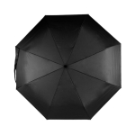 Parapluie coupe-vent en RPET avec poignée en bambou Ø97 couleur noir deuxième vue