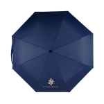 Parapluie coupe-vent en RPET avec poignée en bambou Ø97 couleur bleu marine cinquième vue