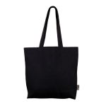 Sac 100 % coton avec poche intérieure 140 g/m2 couleur noir première vue