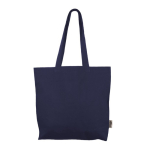 Sac 100 % coton avec poche intérieure 140 g/m2 couleur bleu marine première vue