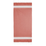 Paréo en coton recyclé et polyester en plusieurs couleurs 150 g/m2 couleur orange deuxième vue