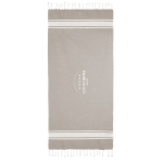 Paréo en coton recyclé et polyester en plusieurs couleurs 150 g/m2 couleur beige troisième vue