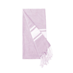 Paréo en coton recyclé et polyester en plusieurs couleurs 150 g/m2 couleur rose clair  première vue