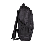 Sac à dos de voyage avec compartiment pour ordinateur portable 16” couleur noir troisième vue
