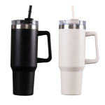 Gourde en inox recyclé avec paille et anse de transport 1,18 L première vue