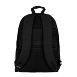 Sac à dos classique pour PC en coton avec poches latérales 15” couleur noir troisième vue