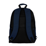 Sac à dos classique pour PC en coton avec poches latérales 15” couleur bleu marine troisième vue