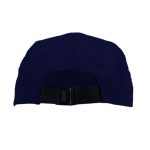 Casquette en microfibre respirante avec trous sur les côtés couleur bleu marine quatrième vue