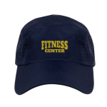 Casquette en microfibre respirante avec trous sur les côtés couleur bleu marine cinquième vue