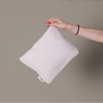 Trousse de toilette en coton recyclé avec doublure isotherme couleur naturel troisième vue