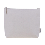 Trousse de toilette en coton recyclé avec doublure isotherme couleur naturel première vue