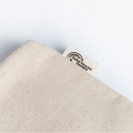 Trousse de toilette en coton recyclé avec doublure isotherme couleur naturel quatrième vue
