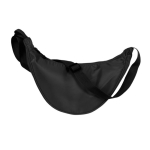 Sac bandoulière en polyester avec anse ajustable pour l'épaule couleur noir première vue