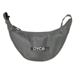 Sac bandoulière en polyester avec anse ajustable pour l'épaule couleur vert troisième vue