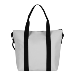 Sac en similicuir au toucher doux avec double anse noire couleur naturel troisième vue
