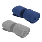 Serviette de sport en polyester et polyamide avec élastique première vue