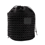 Trousse en papier de jute en forme de sac avec fermeture à cordon première vue