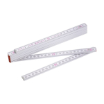 Règle pliable en bois avec schéma d’angles et précision 3, 2M couleur blanc première vue