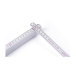 Règle pliable en bois avec schéma d’angles et précision 3, 2M couleur blanc troisième vue