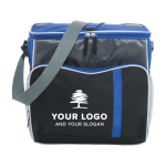 Sac thermique avec plusieurs compartiments extérieurs couleur bleu ultramarine troisième vue