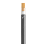 Stylo avec plastique des océans et poussoir en bambou à encre noire