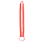 Lanyard porte-gobelet sangle en silicone, idéale pour les festivals couleur rouge