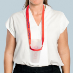 Lanyard porte-gobelet sangle en silicone, idéale pour les festivals vue 2