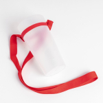 Lanyard porte-gobelet sangle en silicone, idéale pour les festivals