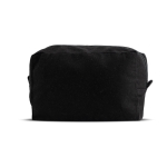 Trousse en toile canvas idéale pour organiser les articles couleur noir vue 11