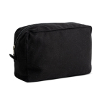 Trousse en toile canvas idéale pour organiser les articles couleur noir Vue 1