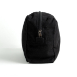 Trousse en toile canvas idéale pour organiser les articles couleur noir vue 2