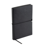 Carnet en cuir synthétique élastique horizontal A5 pages lignées vue 3