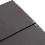 Carnet en cuir synthétique élastique horizontal A5 pages lignées
