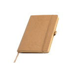 Carnet avec couverture en papier résistant à l’eau A5 pages blanches couleur naturel Vue 1