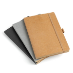 Carnet avec couverture en papier résistant à l’eau A5 pages blanches vue plusieurs couleurs
