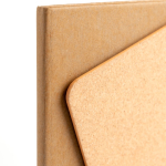 Carnet couverture type liège et fermeture magnétique A5 pages blanches