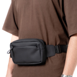 Banane en cuir synthétique imperméable avec deux compartiments vue 2