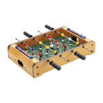 Mini baby-foot en bois avec 2 balles incluses couleur multicolore première vue