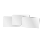 Porte-clés transparent avec insertion papier ou photo couleur transparent deuxième vue