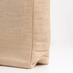 Grand sac écologique idéal pour les courses, fabriqué en jute Vue 1