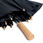 Parapluie automatique à 8 panneaux avec poignée en bois, Ø106 cm Vue 1