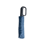 Parapluie pliant à 8 panneaux avec poignée style mousqueton, Ø100 cm couleur bleu marine Vue 1
