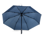 Parapluie pliant à 8 panneaux avec poignée style mousqueton, Ø100 cm couleur bleu marine vue 4