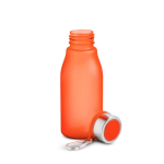 Gourde en plastique recyclé finition mate avec mousqueton, 350 ml couleur rouge Vue 1