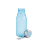 Gourde en plastique recyclé finition mate avec mousqueton, 350 ml couleur turquoise Vue 1
