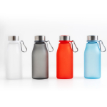 Gourde en plastique recyclé finition mate avec mousqueton, 350 ml Vue 1