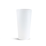 Gobelet réutilisable en plastique pour festivals, 600 ml couleur translucide