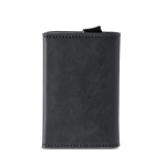 Porte-monnaie et porte-cartes avec protection RFID et accès à un clic couleur noir vue 11