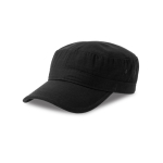 Casquette style militaire en coton avec fermeture velcro, 215 g/m² couleur noir vue 11